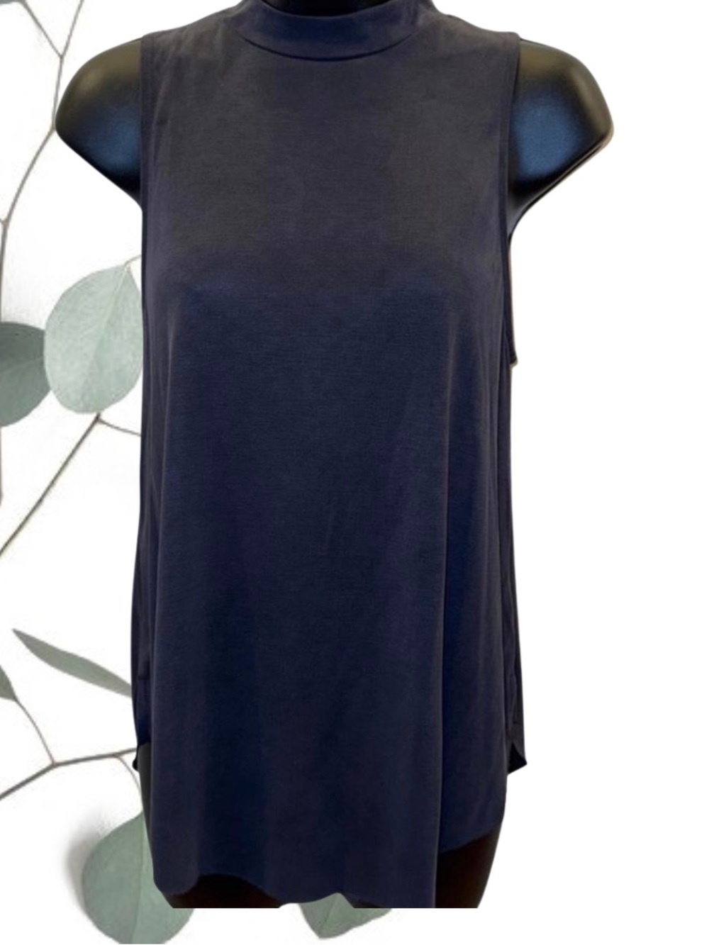 Mock Neck Tank Top